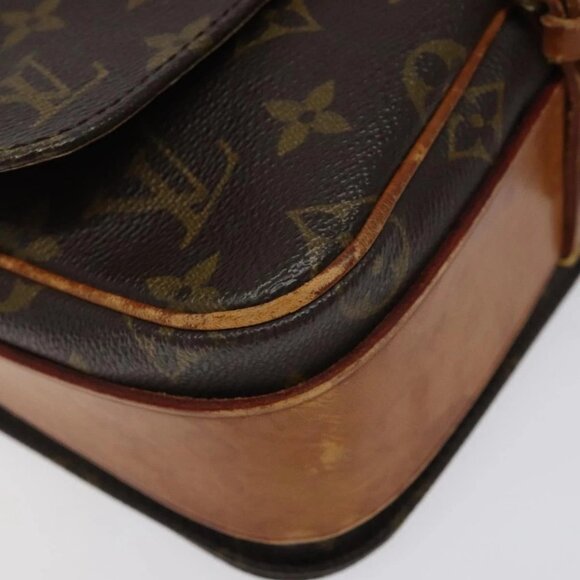 LOUIS VUITTON Monogram Cartouchiere MM Shoulder Bag M51253 LV Auth 123706 - Picture 4 of 16